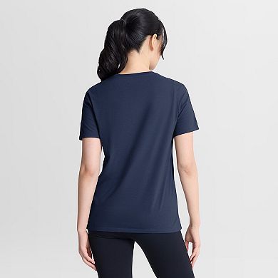 Women's Nike Navy Cleveland Guardians Wordmark T-Shirt