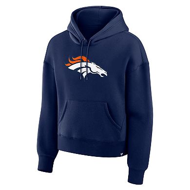Women's Fanatics Navy Denver Broncos Essential Legacy Hoodie