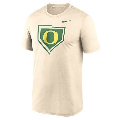 Men's Nike Natural Oregon Ducks Primetime Baseball Icon Legend Dri-FIT T-Shirt