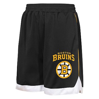 Youth Outerstuff Black Boston Bruins All Star Shorts
