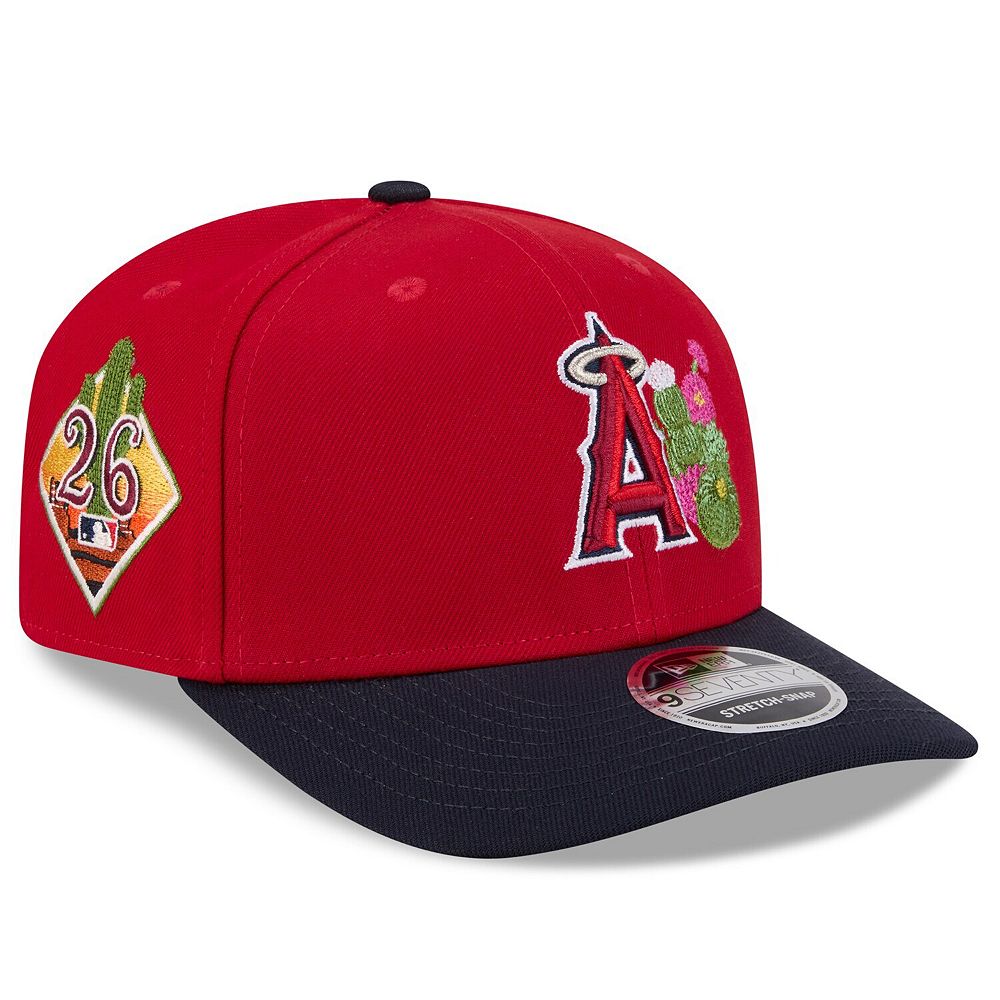 Men's New Era Red/Navy Los Angeles Angels 2026 Spring Training 9SEVENTY ...