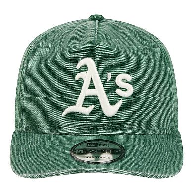 Men's New Era Green Athletics Denim Classic 19TWENTY Adjustable Hat