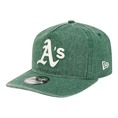 Men's New Era Green Athletics Denim Classic 19TWENTY Adjustable Hat