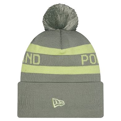 Men's New Era Green Portland Timbers 2026 Jersey Hook Cuffed Knit Hat with Pom