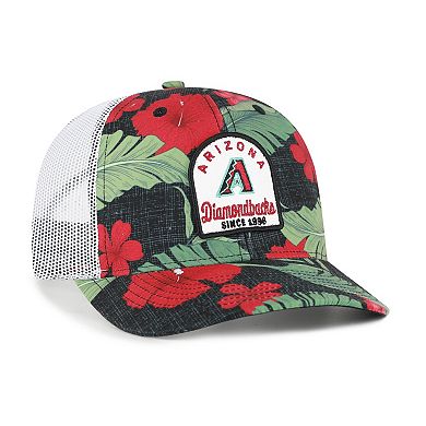 Men's '47 Black Arizona Diamondbacks Tei Beachside Adjustable Trucker Hat