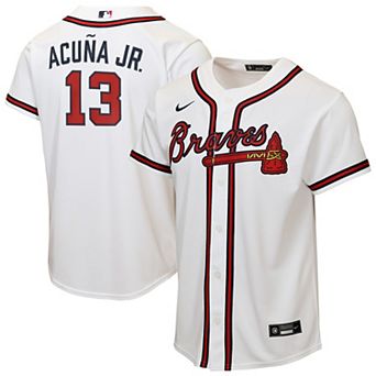 Youth Nike Ronald Acu̱a Jr. White Atlanta Braves Home Replica Player Jersey