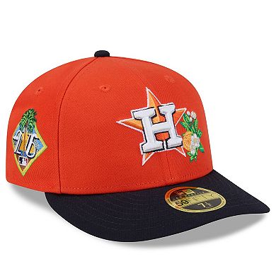 Men's New Era Orange/Navy Houston Astros 2026 Spring Training Low Profile 59FIFTY Fitted Hat