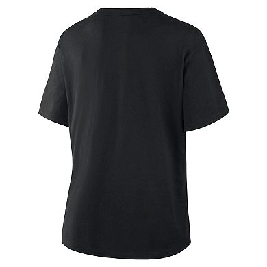 Women's Fanatics Black Carolina Panthers Essential Legacy T-Shirt