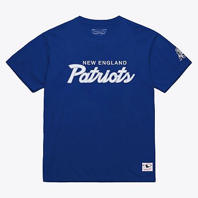 Men's Mitchell & Ness Royal New England Patriots Head Coach Classic T-Shirt