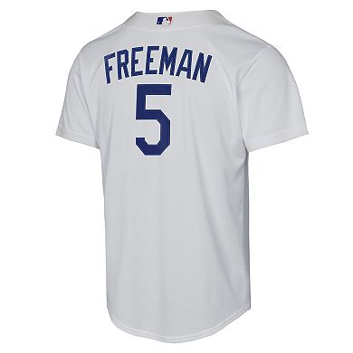 Youth Nike Freddie Freeman White Los Angeles Dodgers Home Replica Player Jersey