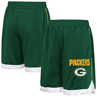 Youth Outerstuff Green Green Bay Packers All Star Mesh Shorts