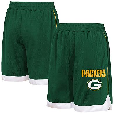 Youth Outerstuff Green Green Bay Packers All Star Mesh Shorts