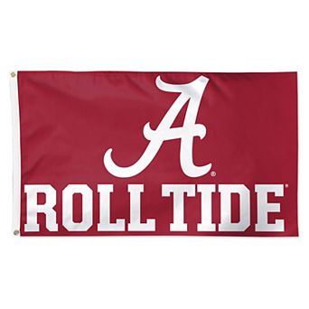 WinCraft Alabama Crimson Tide 3' x 5' Single-Sided Deluxe Team Slogan Flag