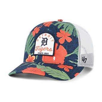 Men's '47 Navy Detroit Tigers Tei Beachside Adjustable Trucker Hat