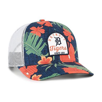 Men's '47 Navy Detroit Tigers Tei Beachside Adjustable Trucker Hat