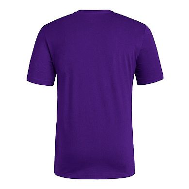 Men's adidas Purple Washington Huskies Locker Slogan Pre-Game T-Shirt