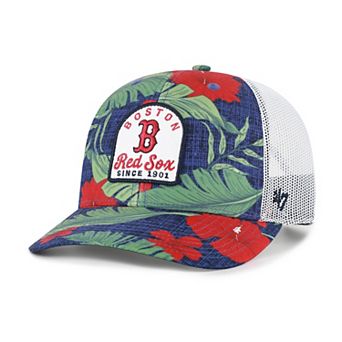 Men's '47 Navy Boston Red Sox Tei Beachside Adjustable Trucker Hat
