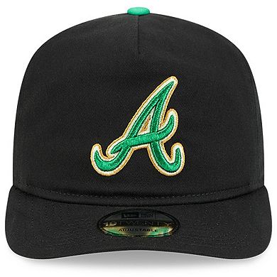 Men's New Era Black Atlanta Braves 2026 St. Patrick's Day 19TWENTY Adjustable Hat