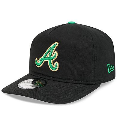 Men's New Era Black Atlanta Braves 2026 St. Patrick's Day 19TWENTY Adjustable Hat