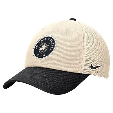 Men's Nike Natural Army Black Knights Club Trucker Adjustable Hat