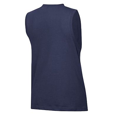 Women's Champion Navy Detroit Tigers Muscle Tank Top