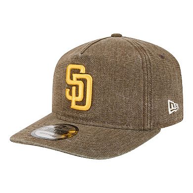 Men's New Era Brown San Diego Padres Denim Classic 19TWENTY Adjustable Hat