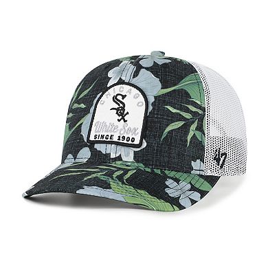 Men's '47 Black Chicago White Sox Tei Beachside Adjustable Trucker Hat