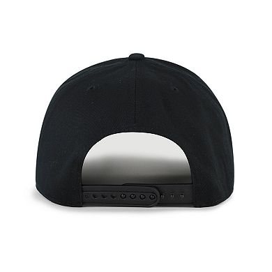 Men's '47 Black/Brown Baltimore Orioles Cooperstown Break Wood Suede Hitch Adjustable Hat