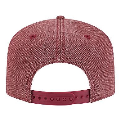 Men's New Era Burgundy Philadelphia Phillies Throwback Denim Classic 19TWENTY Adjustable Hat