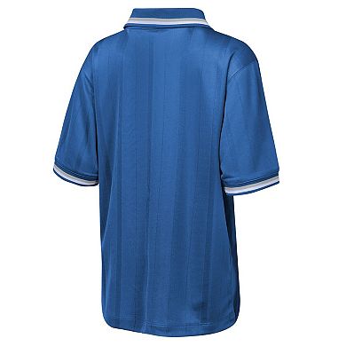 Youth Outerstuff Blue Detroit Lions Stadium Jersey Polo