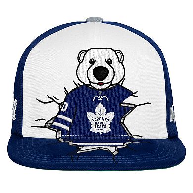 Youth Mitchell & Ness Navy Toronto Maple Leafs Mascot Snapback Hat