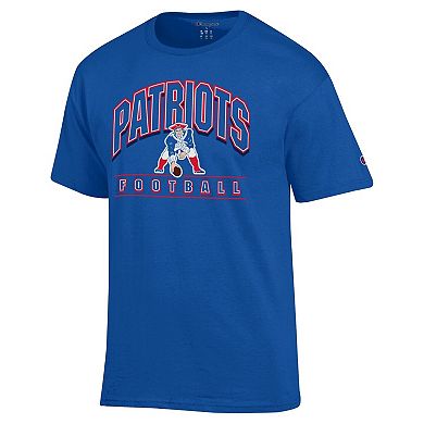 Men's Champion Royal New England Patriots Jersey T-Shirt