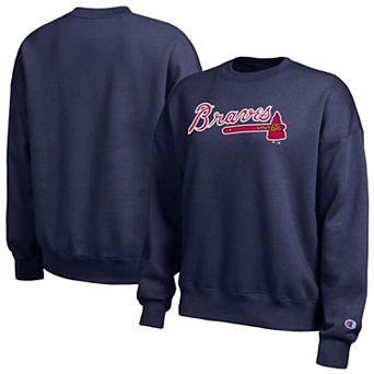 Women's Champion Navy Atlanta Braves All Star Sweatshirt