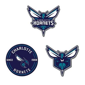 WinCraft Charlotte Hornets 3-Pack Premium Fridge Magnet Set