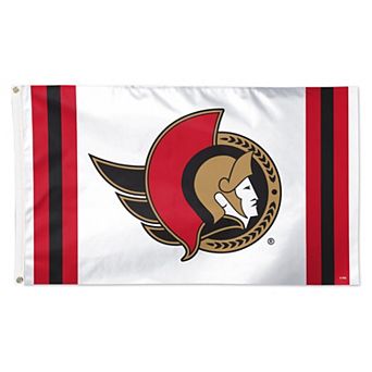 WinCraft Ottawa Senators 3' x 5' Vertical Stripe Deluxe Single-Sided Flag