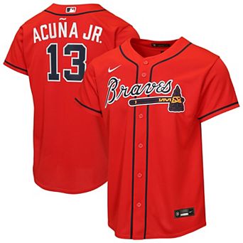 Youth Nike Ronald Acu̱a Jr. Red Atlanta Braves Alternate 2 Replica Jersey