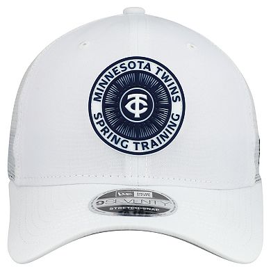 Men's New Era White Minnesota Twins 2026 Spring Training Fan Pack 9SEVENTY Adjustable Trucker Hat