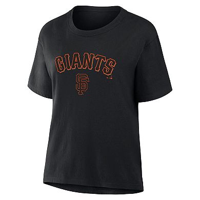 Women's Fanatics Black San Francisco Giants Lockup Legacy T-Shirt