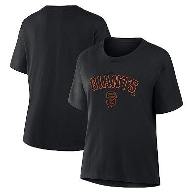 Women's Fanatics Black San Francisco Giants Lockup Legacy T-Shirt