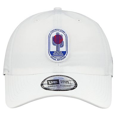 Men's New Era White Chicago Cubs 2026 Spring Training Fan Pack Icon Casual Classic Adjustable Hat