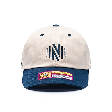 Unisex Tan/Navy Nashville SC Ocean Drive Adjustable Hat