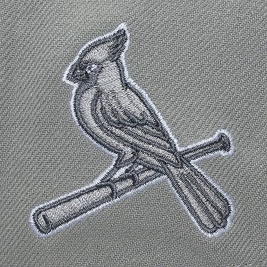 Men's Mitchell & Ness Gray St. Louis Cardinals Thunderstorm Head Coach Pro-Crown Adjustable Hat