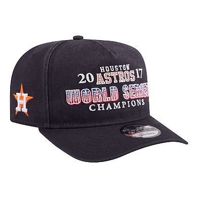 Men's New Era Navy Houston Astros 2017 World Series Champions Historic 9FIFTY A-Frame Snapback Hat