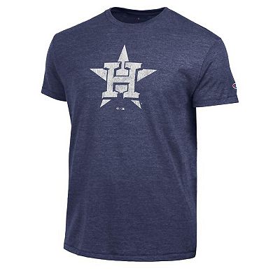 Men's Champion Navy Houston Astros Tri-Blend T-Shirt