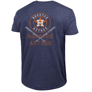 Men's Champion Navy Houston Astros Tri-Blend T-Shirt