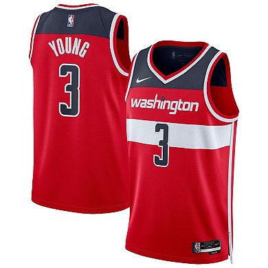 Unisex Nike Trae Young Red Washington Wizards Swingman Jersey - Icon Edition