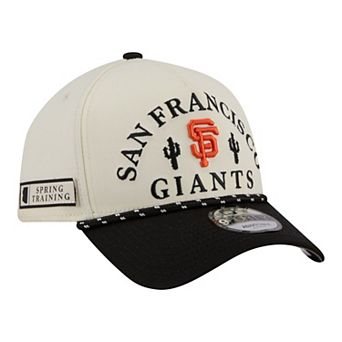 Men's New Era Cream San Francisco Giants 2026 Spring Training Fan Pack Rope A-Frame 9FORTY Adjustable Hat