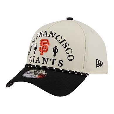 Men's New Era Cream San Francisco Giants 2026 Spring Training Fan Pack Rope A-Frame 9FORTY Adjustable Hat