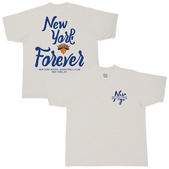 Unisex Stadium Essentials Cream New York Knicks Local Barfly Urban T-Shirt