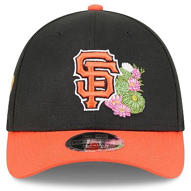 Men's New Era Black/Orange San Francisco Giants 2026 Spring Training M-Crown 39THIRTY Flex Hat